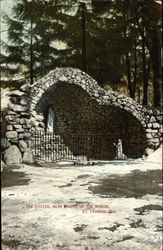 The Grotto, near Chapel of the Woods St. Francis, WI Postcard Postcard