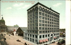 Traction Terminal Building Indianapolis, IN Postcard Postcard