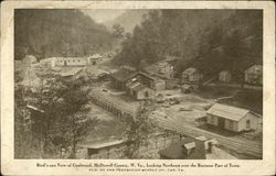 Bird's-eye View of Town, McDowell County, W. Va., Looking Northeast over the Business Part of Town Coalwood, WV Postcard Postcard