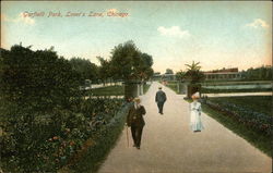 Garfield Park - Lovers Lane Postcard