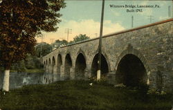 Witmers Bridge, Built 1792 Lancaster, PA Postcard Postcard