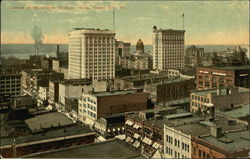 Looking Northeast from Baltimore Hotel Kansas City, MO Postcard Postcard