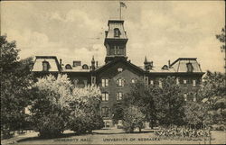 UnIversity of Nebraska - UnIversity Hall Lincoln, NE Postcard Postcard