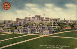 New Univeristy of Pittsburgh Pennsylvania Postcard Postcard