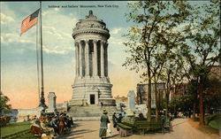 Soldiers and Sailors Monument New York, NY Postcard Postcard