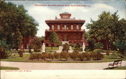 Residence on Esplanade Ave Postcard