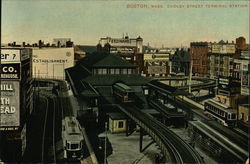 Dudley Street Terminal Station Postcard