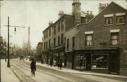 Winter Street Scene Derby, England Postcard Postcard