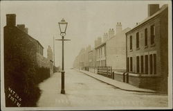 View Down a City Street England Postcard Postcard