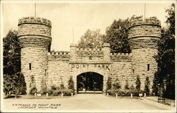 Entrance to Point Park, Lookout Mountain Chattanooga, TN Postcard Postcard