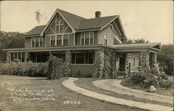 Residence of Mr. J.P. Allyn Postcard