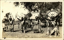 Apache Devil Dance Native Americana Postcard Postcard