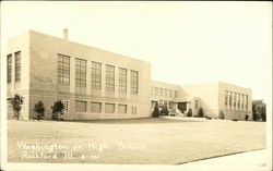 Washington Jr. High School Postcard