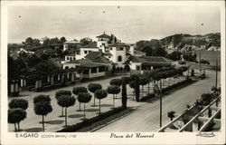 Plaza del Roseral, Costa Brava S'Agaro, Spain Postcard Postcard