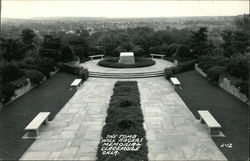 Will Rogers Memorial - The Tomb Postcard