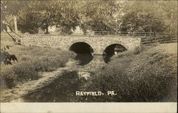 Old Stone Bridge Hatfield, PA Postcard Postcard