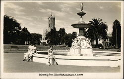 University from Albert Park Postcard