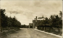 The Driveway, Government House Postcard