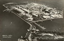 Aerial View, Golden Gate International Exposition on Treasure Island, 1939 1939 San Francisco Exposition Postcard Postcard