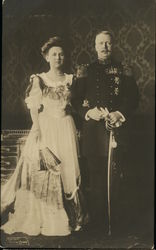 Queen Wilhelmina of the Netherlands and Prince Consort Henry of Mecklenburg-Schwerin Royalty Postcard Postcard