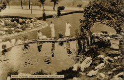 Rock Garden, Hotel Hershey Pennsylvania Postcard Postcard