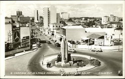 Monumento e Av. Campos Sales Postcard