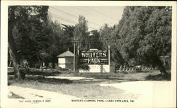 Whiter's Camping Park, Lakes Entrance, Vic Postcard