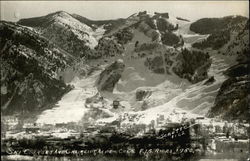 Ski Courses and Chair Lift - Aspen - F.I.S. Races 1950 Colorado Postcard Postcard