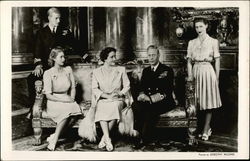 King George VI and Queen Elizabeth Postcard