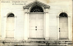 Baptist Church - Entrance Postcard