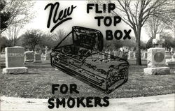 New Flip Top Box for Smokers Postcard