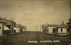 Main Street Alvarado, MN Postcard Postcard