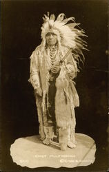 Chief Multnomah Native Americana Postcard Postcard