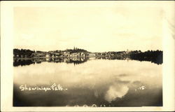 View of City and Saint-Maurice River Shawinigan, QC Canada Quebec Postcard Postcard