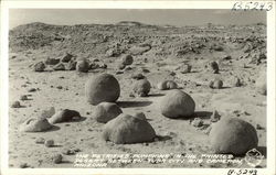 The Petrified Pumpkins in the Painted Desert Between Tuba City and Cameron, Arizona Postcard Postcard