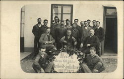 Celebrating 60 Years 1869-1929 - Taken at the Rotschield Location Postcard