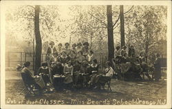 Miss Beard's School - Out of Door Classes Orange, NJ Postcard Postcard