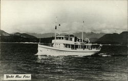 Yacht Blue Peter Boats, Ships Postcard Postcard