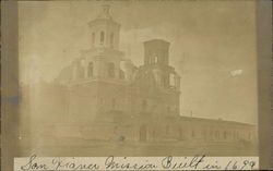 San Xavier Mission Tucson, AZ Postcard Postcard