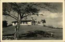 Post Chapel Fort Davis, Panama Postcard Postcard