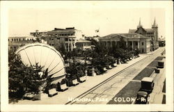 Municipal Park Colon, Panama Postcard Postcard