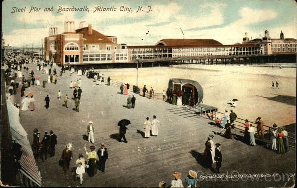 Steel Pier and Boardwalk Atlantic City, NJ