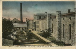 Dinner Hour at the Nebraska Penitentiary Postcard