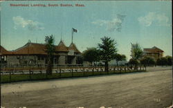 Steamboat Landing South Boston, MA Postcard Postcard