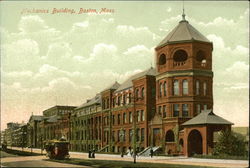 Mechanics Building Boston, MA Postcard Postcard