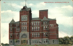 High School Marshalltown, IA Postcard Postcard