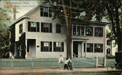 Whittier's Home, Friend Street Postcard