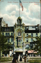 Keith's Theatre Boston, MA Postcard Postcard