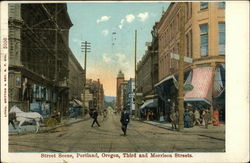 Street Scene Postcard