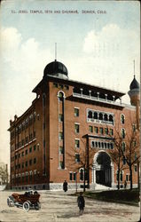 El Jebel Temple at 18th and Sherman Postcard